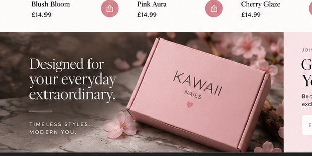Kawaii Nails gift packaging